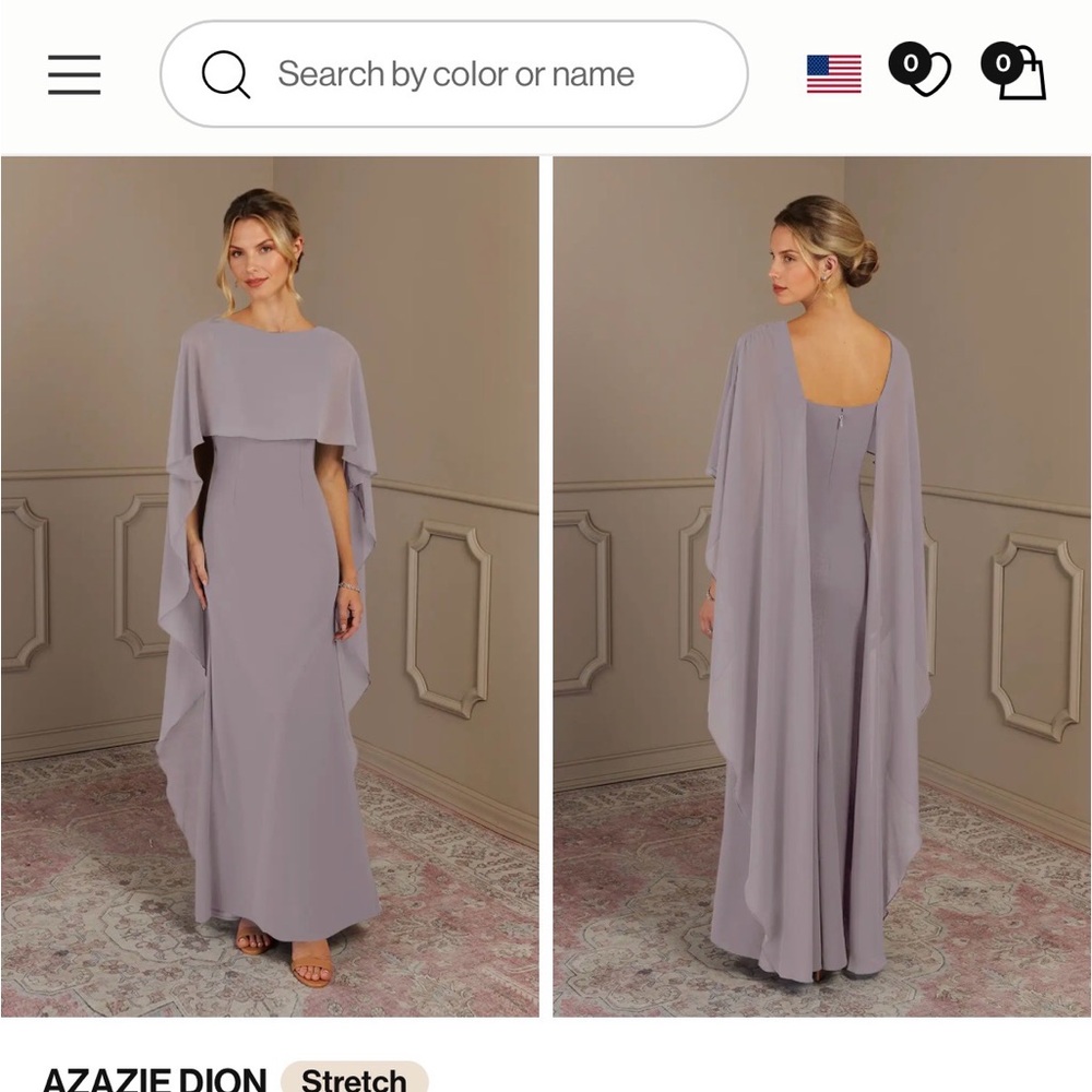 Azazie Dion Dress in Dusk